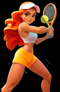 Personaggio Pistolo per la sezione Tennis